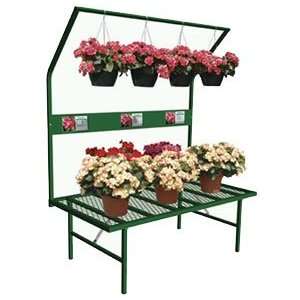  Folding Display Table   table with basket purlin & sign 