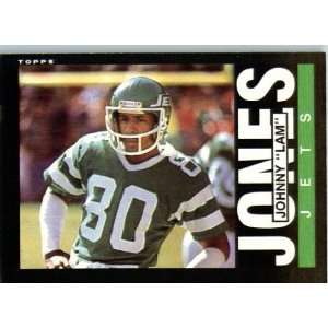  1985 Topps # 340 Johnny Lam Jones New York Jets Football 