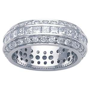  Karina B(tm) Princess Diamonds Eternity Band in Platinum 