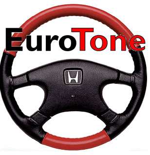 Wheelskins EuroTone (2 COLOR) Genuine Leather Steering Wheel Cover 