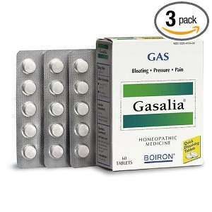 Boiron Homeopathic Medicine Gasalia Tablets for Gas , 60 Count Boxes 