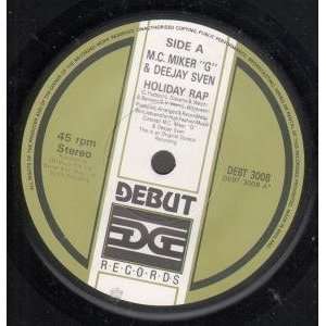  HOLIDAY RAP 7 INCH (7 VINYL 45) UK DEBUT M.C.MIKER G AND 