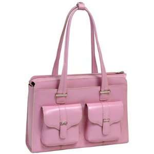  MCKLEIN ALEXIS 96549 Pink Leather Ladies Briefcase Bag 