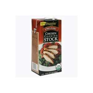  Imagine Organic Cooking Stock, Chicken, 32 oz, (pack of 3 