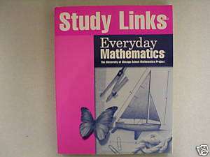 Everyday Mathematics Grade 4 Study Links book 2002 New 9781570399725 