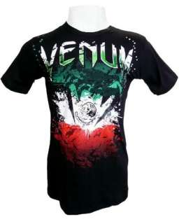 Venum MMA UFC Mexican Mexico Shirt BLACK Size M  