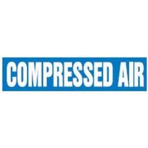 COMPRESSED AIR   Self Stick Pipe Markers   outside diameter 3/4   1 1 