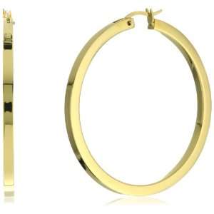  T Tahari Essentials Large Gold Hoop Jewelry