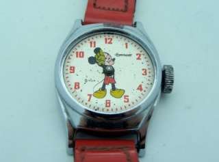 Vintage Running Mickey Mouse Watch For Repair  