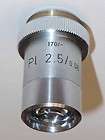 Leitz 2.5X Plan 2.5/0.08 170 TL Microscope Objective