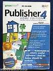 PUBLISHER 4 HOME EDITION PC CE ROM Win 95 98 ME NT 2000 XP