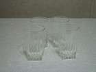 federal set of 4 crystal clear glass park avenue 4