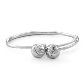  Sterling Silver Adjustable Baby Bangle Bracelet Jewelry