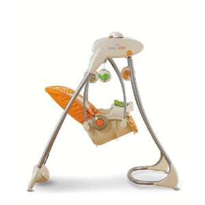    Fisher Price Dreamsicle Collection Swing N Glider, Tan/Orange Baby