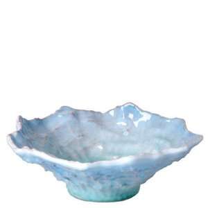  Vietri Organica Ocean Blue/Aqua Small Bowl 7.5 in (Set of 