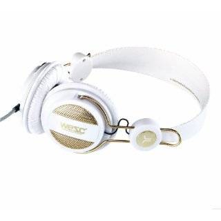 WeSC Oboe Golden Headphone (White) by WeSC