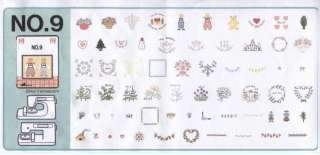   Embroidery Card #9 for Bernette Deco/Brother/Babylock MISCELLANEOUS