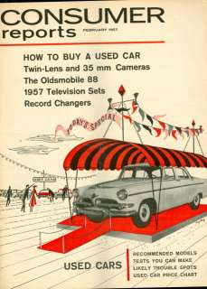    Used Cars/Oldsmobile 88/Television Sets/Record Changers  