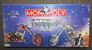 2006 MONOPOLY AMERICAN CHOPPER BOARD GAME NEW SEALED 700304002488 