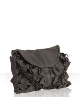 Big Buddha grey fabric Daisy convertible shoulder bag   up 