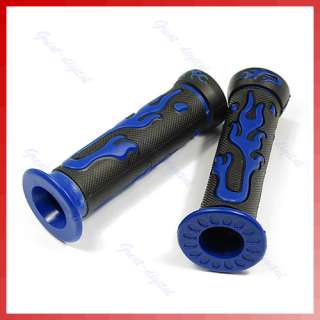 Motorcycle Handlebar Soft Rubber Hand Grips Flame 7/8  