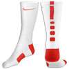 Nike Elite Basketball Crew Sock   Mens   White / Red