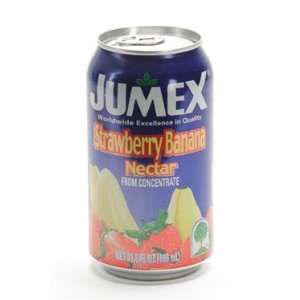 Jumex Strawberry Banana Nectar   11.3 oz.  Grocery 