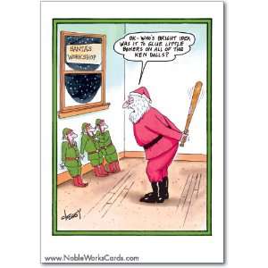  Funny Christmas Card Ken Dolls Humor Greeting Tom Cheney 