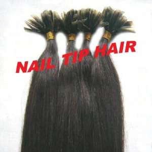   Single Strands 100 Grams #1b Darkest Brown Remy Human Hair Extensions