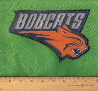 Charlotte Bobcats NBA HUGE 8 Logo Leather Jacket Patch  