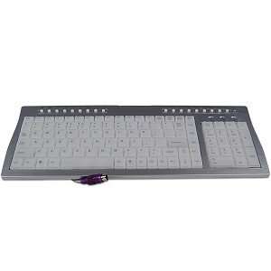    PS/2 Multimedia EL Light Keyboard w/Hot Keys (Silver) Electronics