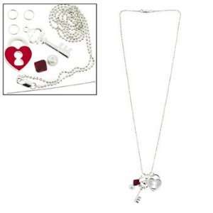  Heart & Key Necklace Kit   Beading & Bead Kits Arts 