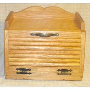  Oak Bread Box