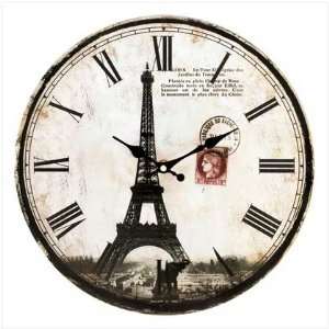  Eiffel Tower Wall Clock