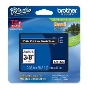  Brother P Touch PT 540 Label Tape (OEM) 0.35 White Print 