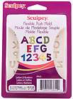 Sculpey Flexible Push Mold Alphabet Letters & Numbers S