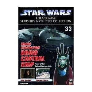  STAR WARS VEHICLES COLL MAG #33 Droid Control Ship Lead 