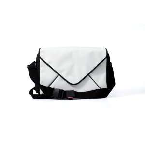   Message Industrial Design Messenger Bag (Large White) Electronics