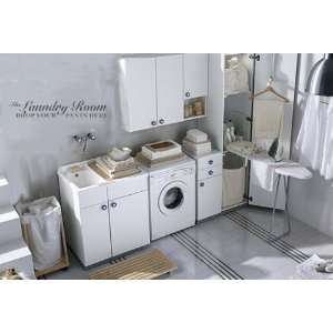   LAUNDRY ROOM   DROP YOUR PANTS HERE Midnight BLACK Vinyl WALL STICKER