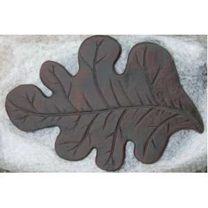  Cast Iron Oak Leaf Stepping Stone Patio, Lawn & Garden