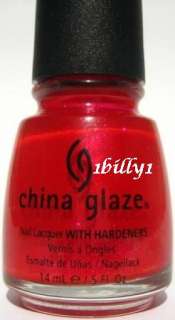NEW China Glaze Nail Polish ~ Red Curl Grl ~ Surf ~ Summer 2007