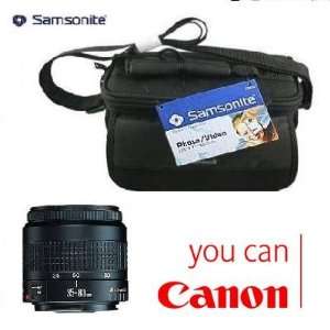    Canon EF 35 80MM F/4 5.6 III LENS+SAMSONITE SLR BAG