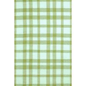   Dash and Albert Tattersall Aqua/Green 2 x 3 Area Rug