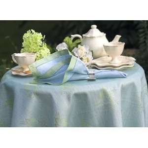  Linen Way Leaves of Italy Green Tablecloth 67x158 in