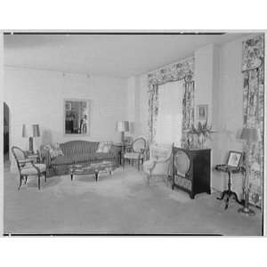   Country Club, Rye, New York. Room 450, living room 1954 Home