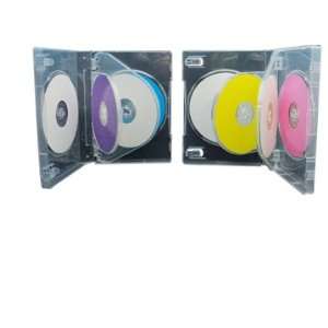  27mm Multi 6 DVD Cases w/Patented M LOCK Hub, Super Clear 