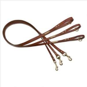   Dog Leash with Inserts Color London Brown, Size Large