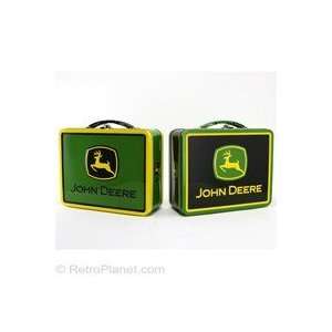    John Deere Logo Embossed Lunch Boxes Set of 2