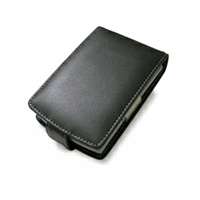 Leather Case for PalmOne Palm Tungsten T3 Flip/Black  