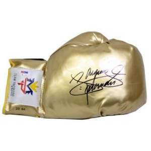  Manny Pacquiao Signed Autographed Gold Boxing Glove Psa 